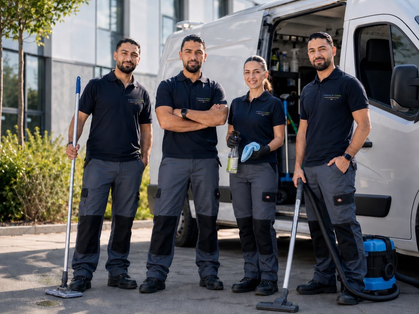 Das Team von Strahlix Clean